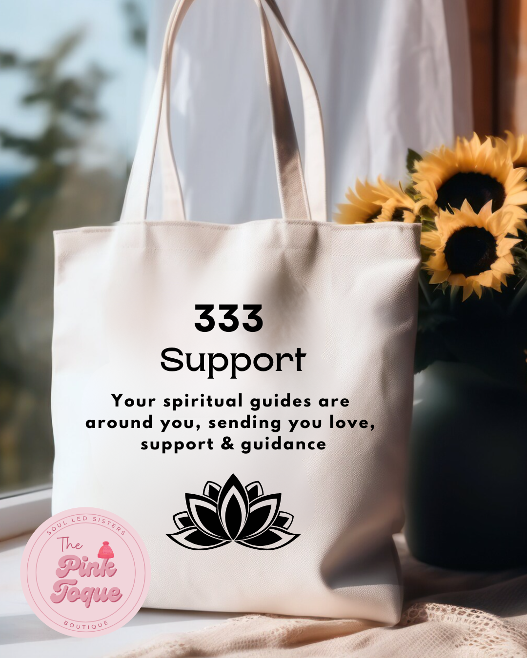 Canvas Tote Bag - 333 Support